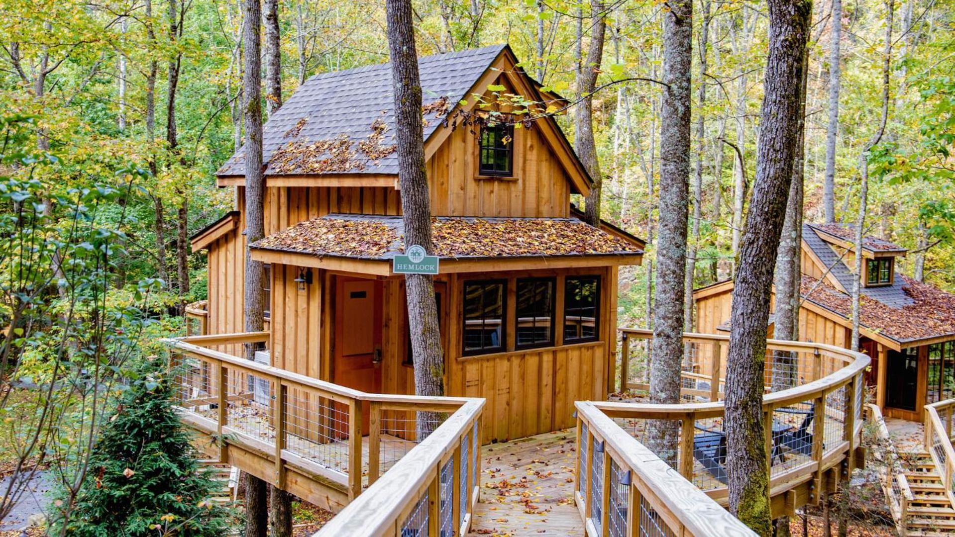 Villa The Hemlock In Treehouse Grove At Norton Creek Gatlinburg Esterno foto