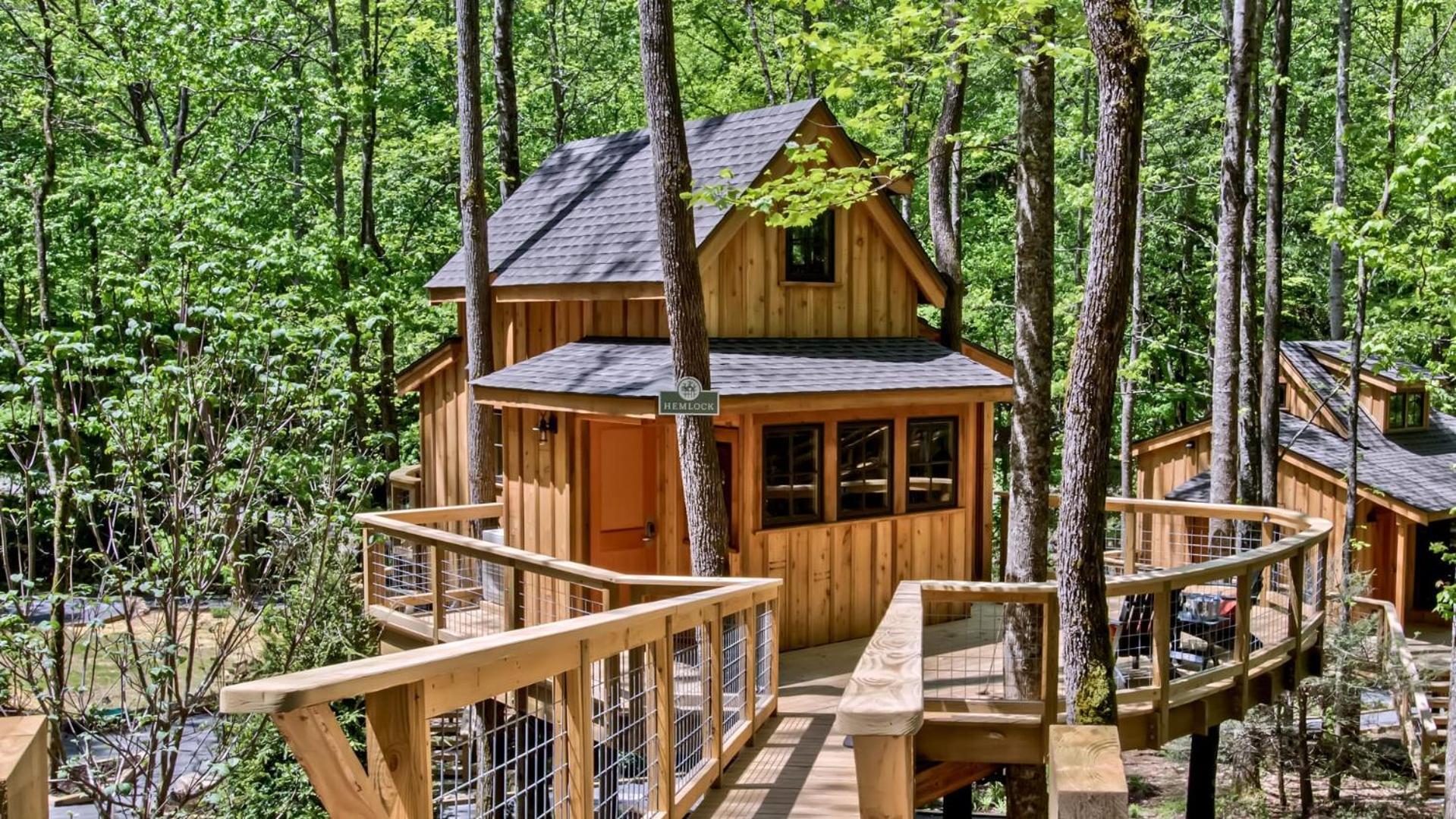 Villa The Hemlock In Treehouse Grove At Norton Creek Gatlinburg Esterno foto