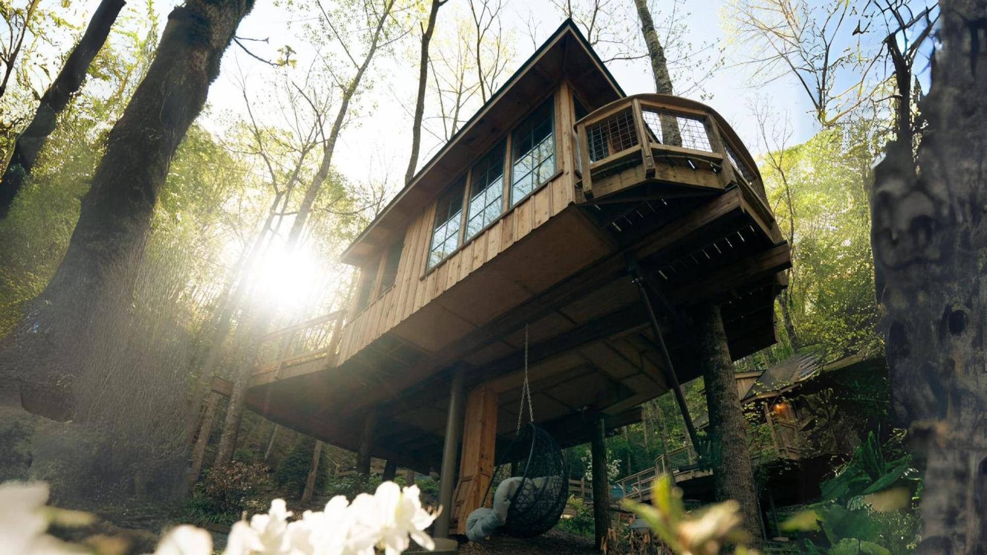 Villa The Hemlock In Treehouse Grove At Norton Creek Gatlinburg Esterno foto